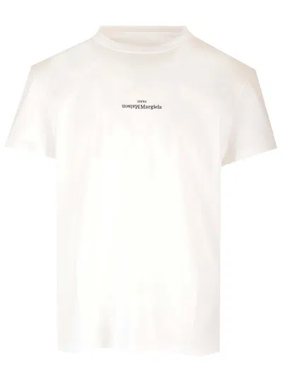 MAISON MARGIELA DISTORTED LOGO T-SHIRT