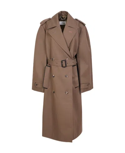 MAISON MARGIELA MAISON MARGIELA BELTED-WAIST TRENCH COAT