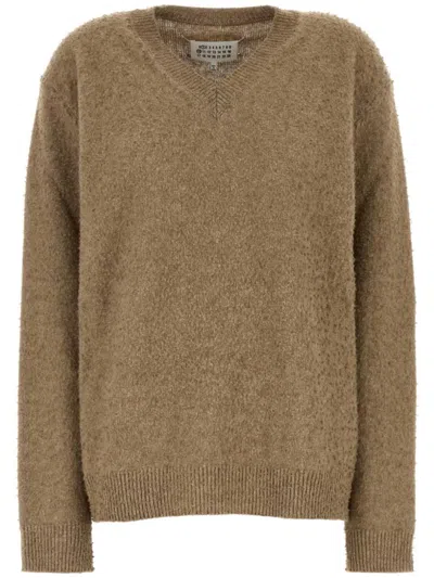 MAISON MARGIELA FOUR-STITCH-LOGO SWEATER