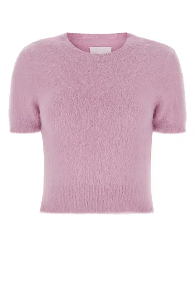 MAISON MARGIELA LILAC ANGORA BLEND SWEATER