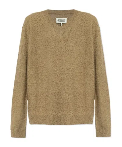 MAISON MARGIELA MAISON MARGIELA DISTRESSED CREWNECK JUMPER