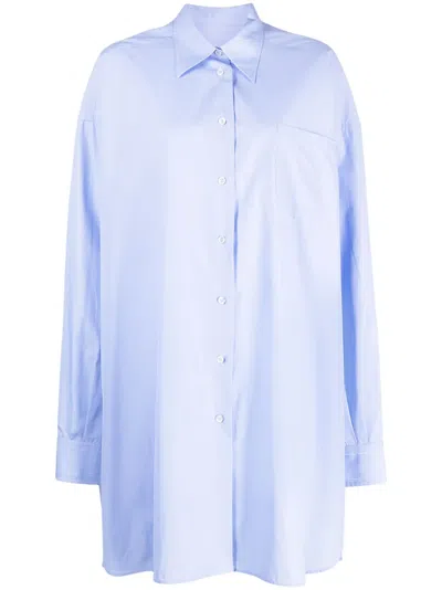 MAISON MARGIELA LONGLINE POPLIN SHIRT