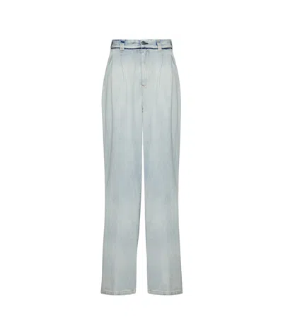 MAISON MARGIELA MAISON MARGIELA MEMORY WIDE-LEG PLEATED JEANS
