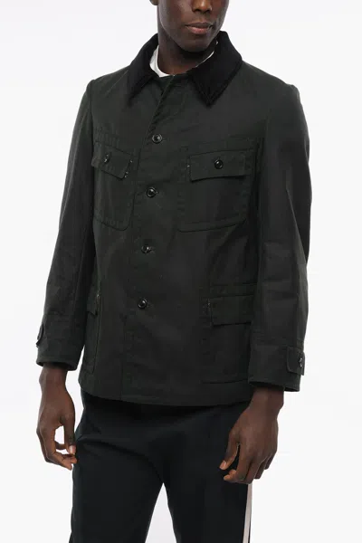 MAISON MARGIELA MM4 CORDUROY COLLAR COTTON JACKET