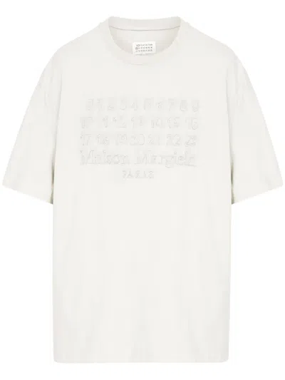 MAISON MARGIELA NUMBERS-MOTIF T-SHIRT