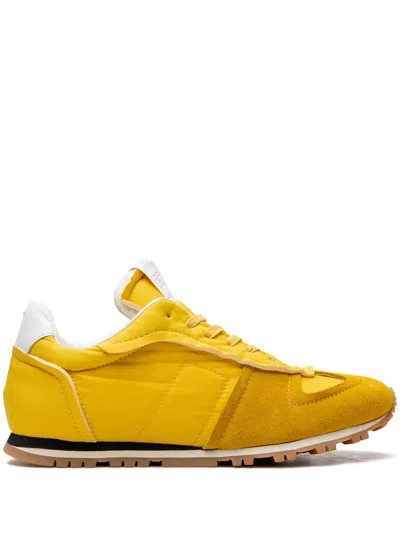 MAISON MARGIELA RETRO RUNNER "YELLOW" SNEAKERS