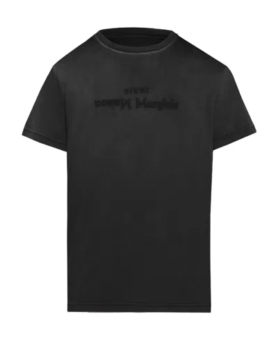 MAISON MARGIELA MAISON MARGIELA REVERSE LOGO DETAILED CREWNECK T-SHIRT