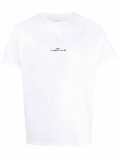 MAISON MARGIELA MAISON MARGIELA REVERSE LOGO T-SHIRT WITH