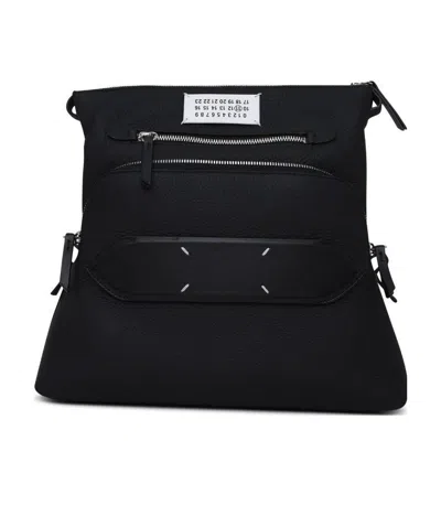 MAISON MARGIELA MAISON MARGIELA LOGO PATCH ZIP-UP SHOULDER BAG