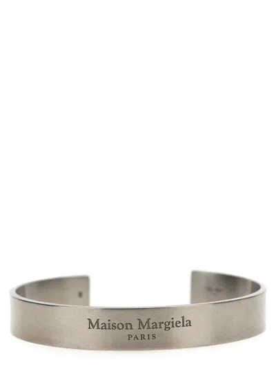 MAISON MARGIELA SILVER LOGO BRACELET