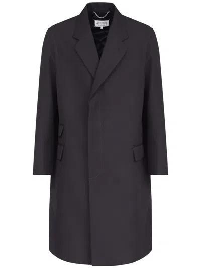 MAISON MARGIELA SINGLE-BREASTED MID-LENGTH COAT