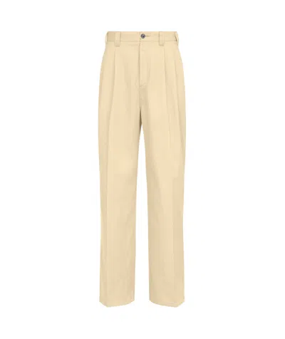 MAISON MARGIELA MAISON MARGIELA PLEAT SKATER CHINO TROUSERS