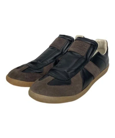 MAISON MARGIELA SLIP-ON GERMAN TRAINERS BROWN 43 (28CM) SHOES