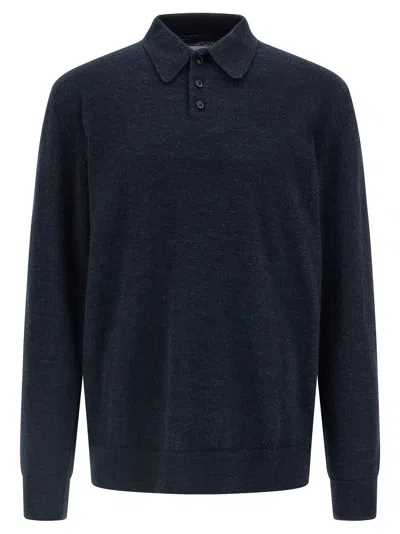 MAISON MARGIELA MAISON MARGIELA SUEDE PATCH POLO SHIRT