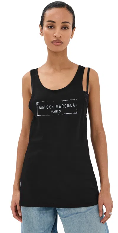 MAISON MARGIELA TANK TOP BLACK