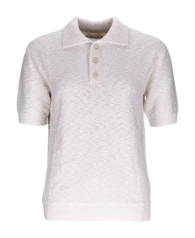 MAISON MARGIELA MAISON MARGIELA SHORT-SLEEVED KNITTED POLO-SHIRT