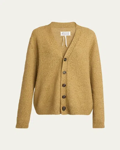 MAISON MARGIELA V-NECK WOOL CARDIGAN