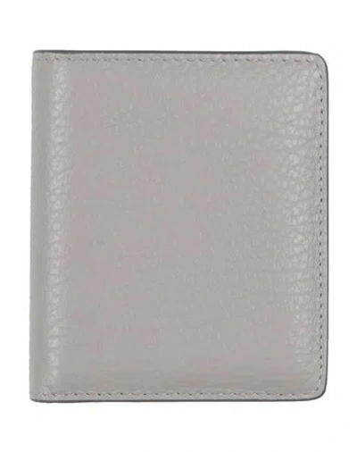 MAISON MARGIELA MAISON MARGIELA WOMAN WALLET GREY SIZE - BOVINE LEATHER
