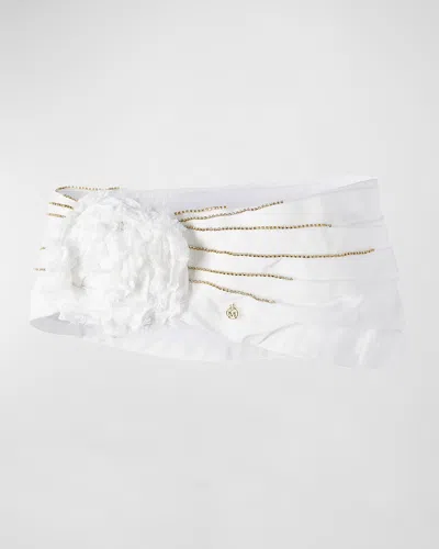 MAISON MICHEL HIROMI CHAINS BRIDAL HEADBAND