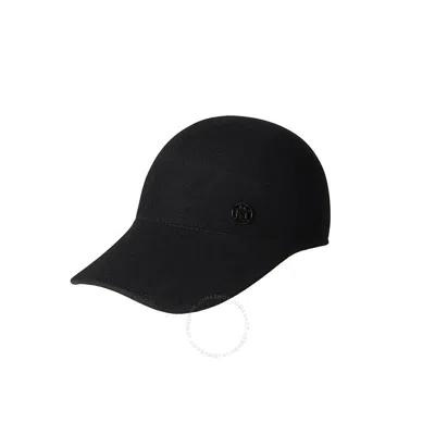 MAISON MICHEL MAISON MICHEL LADIES BLACK TIGER COTTON CAP