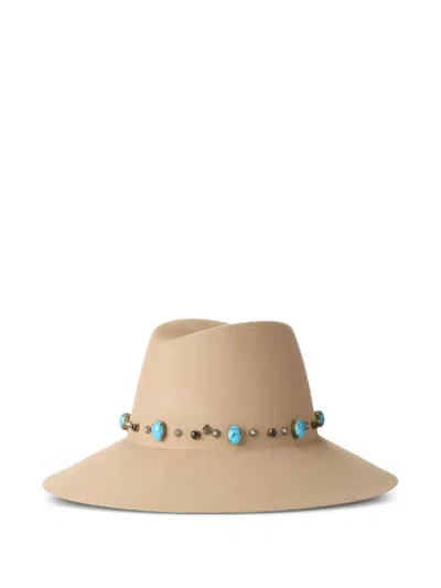 MAISON MICHEL LOGO-PLAQUE HAT