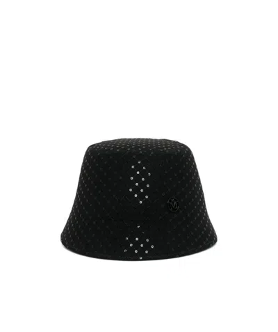 MAISON MICHEL SEQUINED FISHERMAN'S HAT