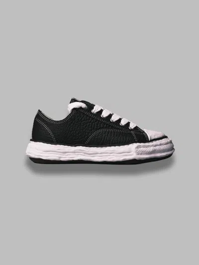 MAISON-MIHARA-YASUHIRO PETERSON 23/ORIGINAL SUN MONSTER LEATHER LOW-TOP SNEAKERS