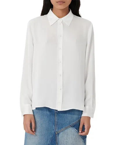 MAJE CECILY SILK SHIRT