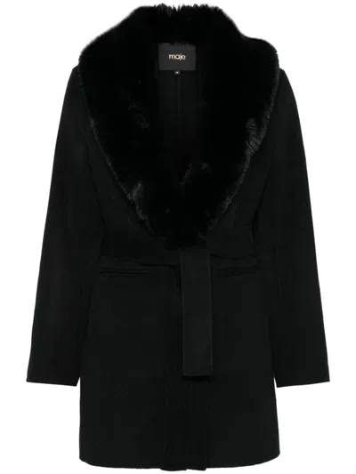 MAJE DOUBLE-FACED MIDI COAT
