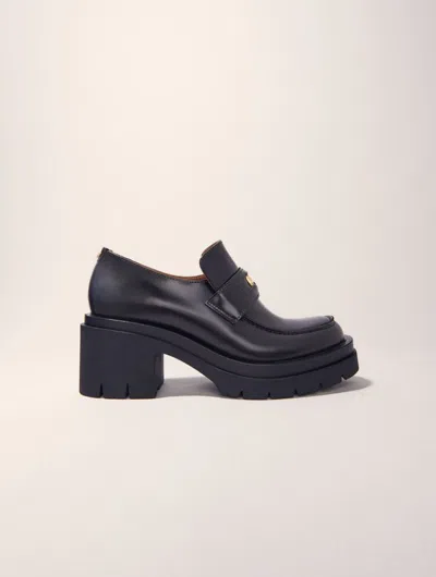 MAJE HEELED LOAFERS