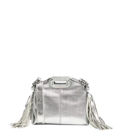 MAJE MINI LEATHER MISS M SHOULDER BAG