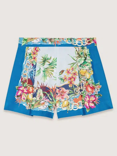 MAJE PATTERNED SHORTS