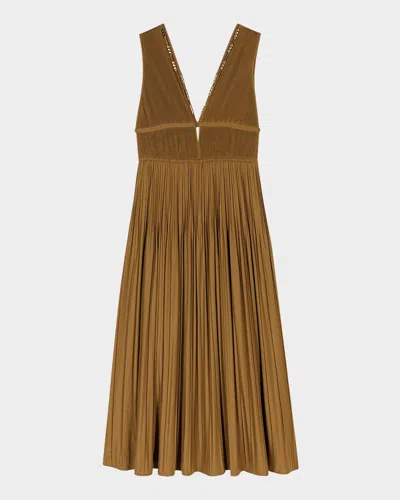 MAJE REONYA MIDI DRESS