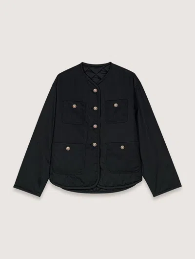 MAJE REVERSIBLE QUILTED COAT