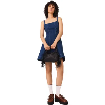 MAJE MAJE MINI DENIM DRESS