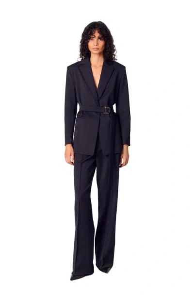MAJE MAJE SUIT JACKET WITH PLEATED BACK