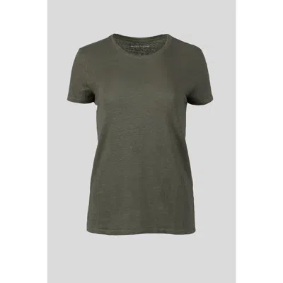 MAJESTIC MAJESTIC FILATURES LINEN STRETCH HD S/S CREWNECK