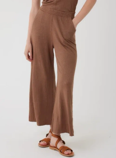 MAJESTIC MAJESTIC FILATURES STRETCH LINEN HD WIDE LEG PANT