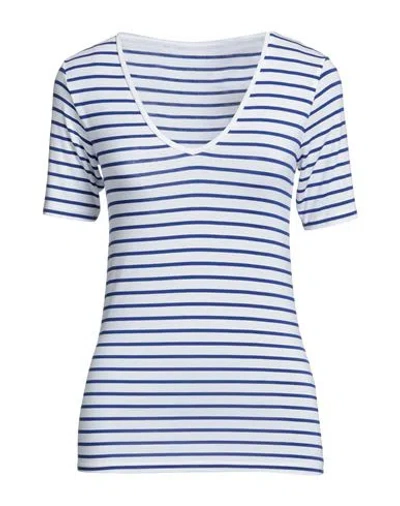 MAJESTIC MAJESTIC FILATURES WOMAN T-SHIRT BLUE SIZE 2 VISCOSE, ELASTANE