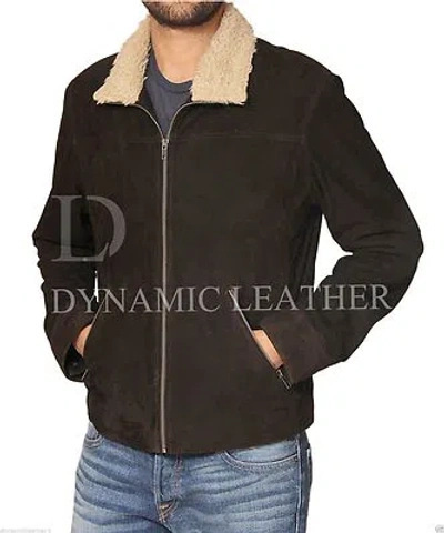 MAJESTIC LEATHER THE WALKING DEAD RICK GRIMES - ANDREW LINCOLN 100% WILDLEDER JACKE