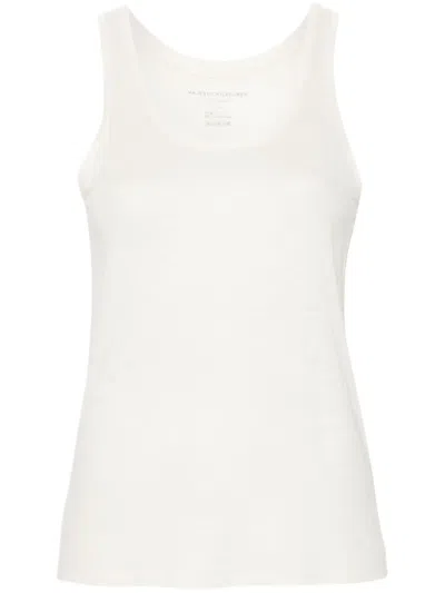 MAJESTIC LINEN-BLEND TANK TOP