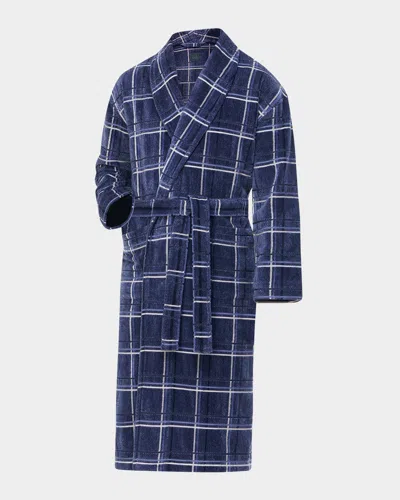 MAJESTIC MEN'S TERRY VELOUR SHAWL ROBE