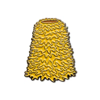 MAKE HEADS TURN WOMEN'S YELLOW ENAMEL PIN TREE CAKE