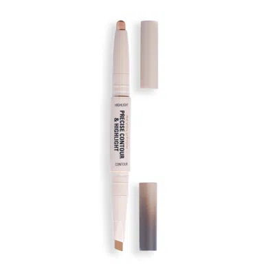 MAKEUP REVOLUTION PRECISE CONTOUR AND HIGHLIGHT (VARIOUS SHADES) - MEDIUM