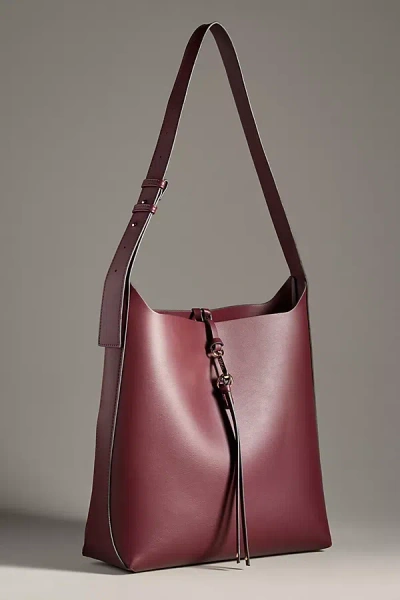MALI + LILI BUCKLE BUCKET SHOULDER BAG