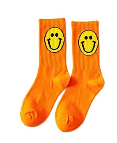 MALIBU SUGAR HAPPY FACE SOCKS - BIG KID
