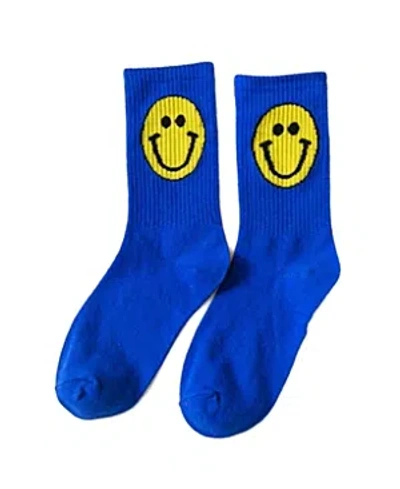MALIBU SUGAR HAPPY FACE SOCKS - BIG KID