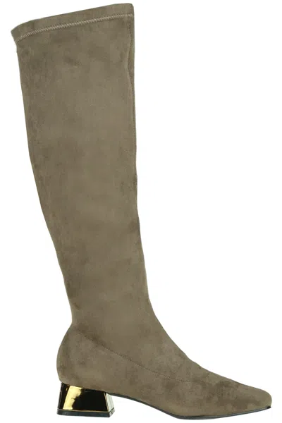 MALIPARMI ECO-SUEDE KNEE BOOTS