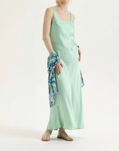 MALIPARMI MINT SLIP DRESS