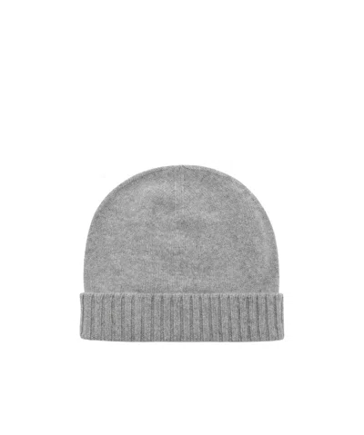 MALO MALO FINE-KNIT TURN-UP BRIM BEANIE